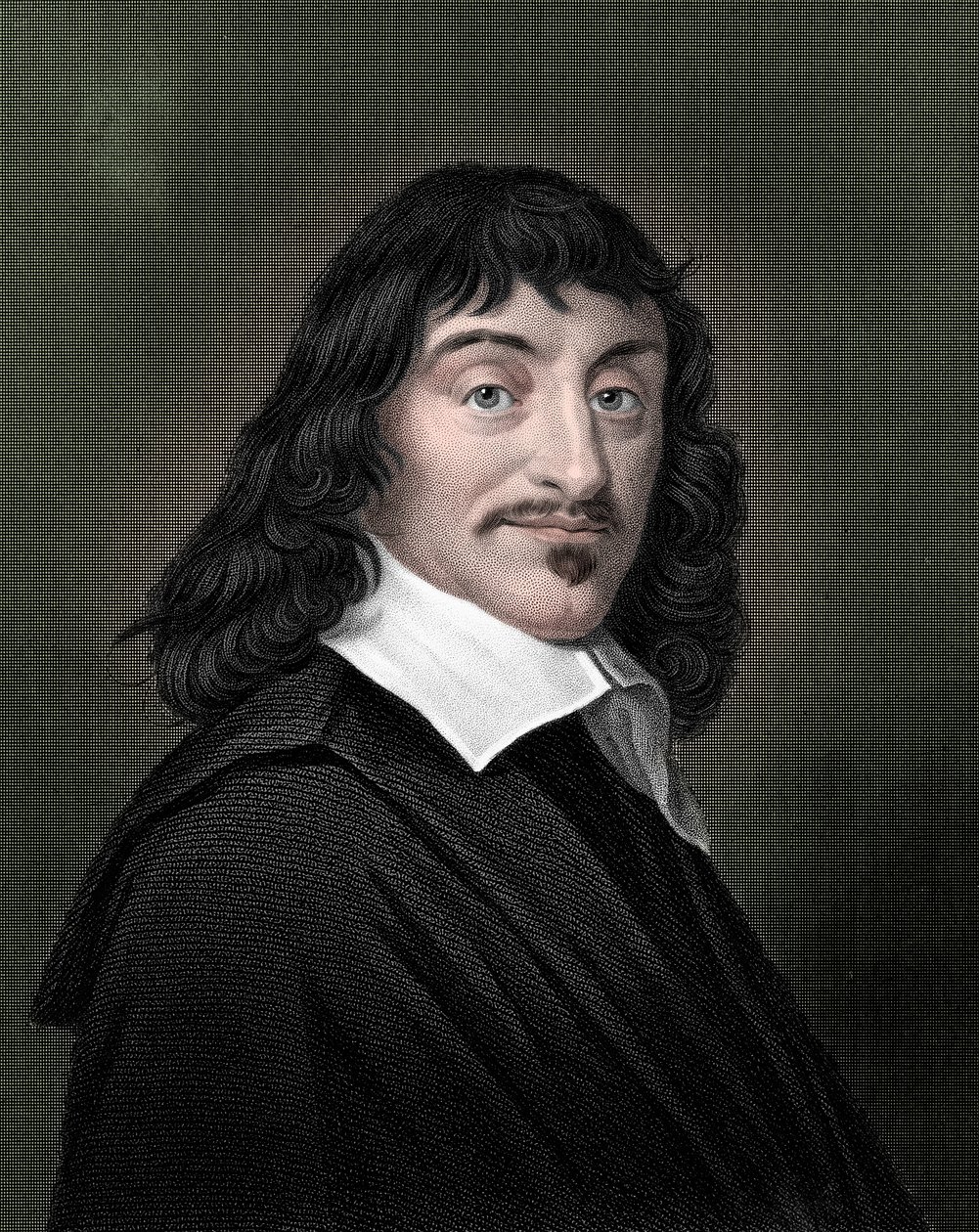 Rene Descartes, fransk filosof og matematiker, 1835 af Unbekannt