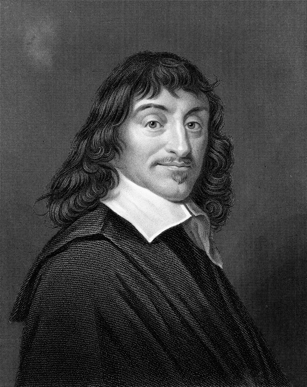 Rene Descartes, fransk filosof og matematiker, 1835 af Unbekannt