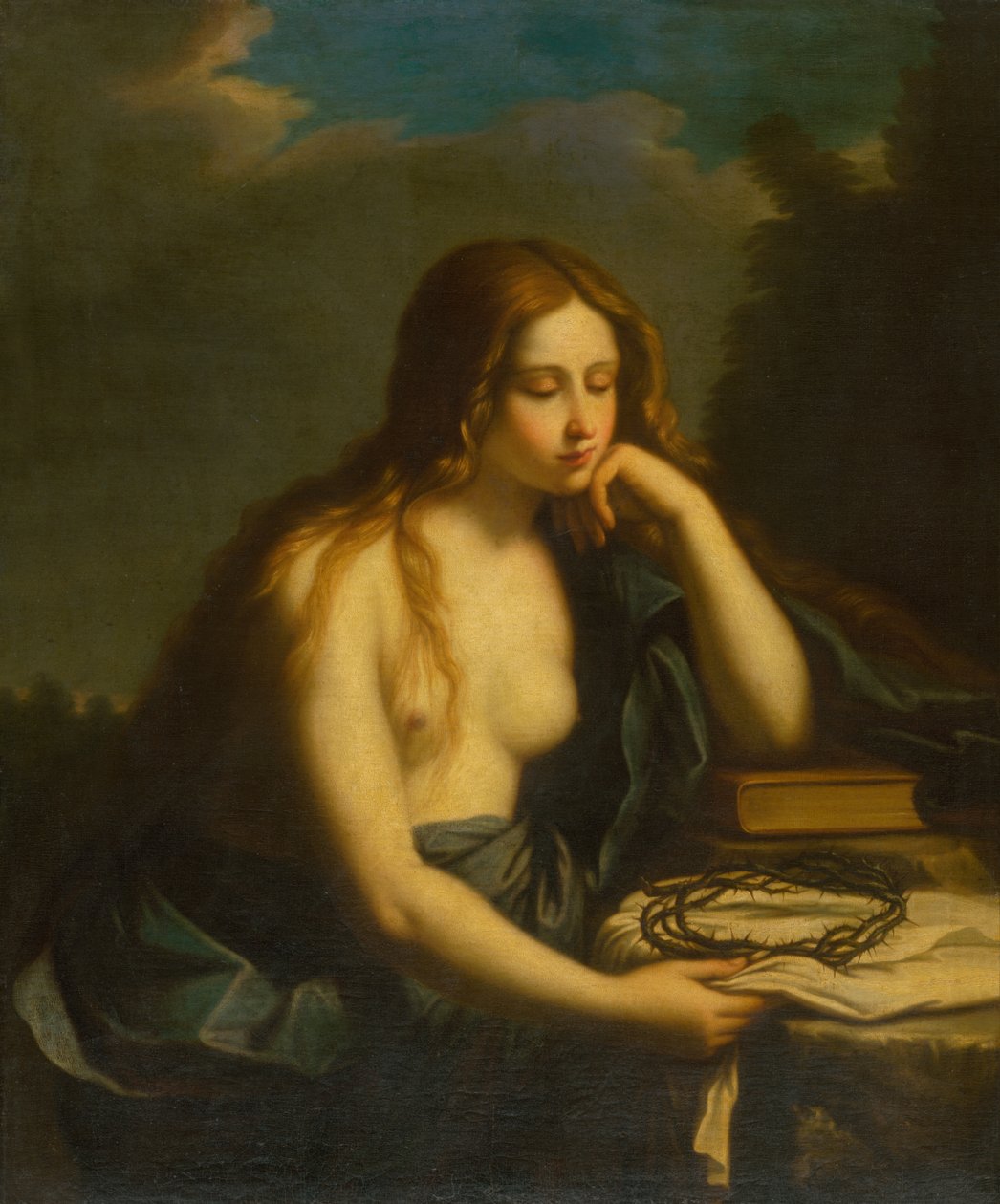 Omvendte Mary Magdalene af Unbekannt