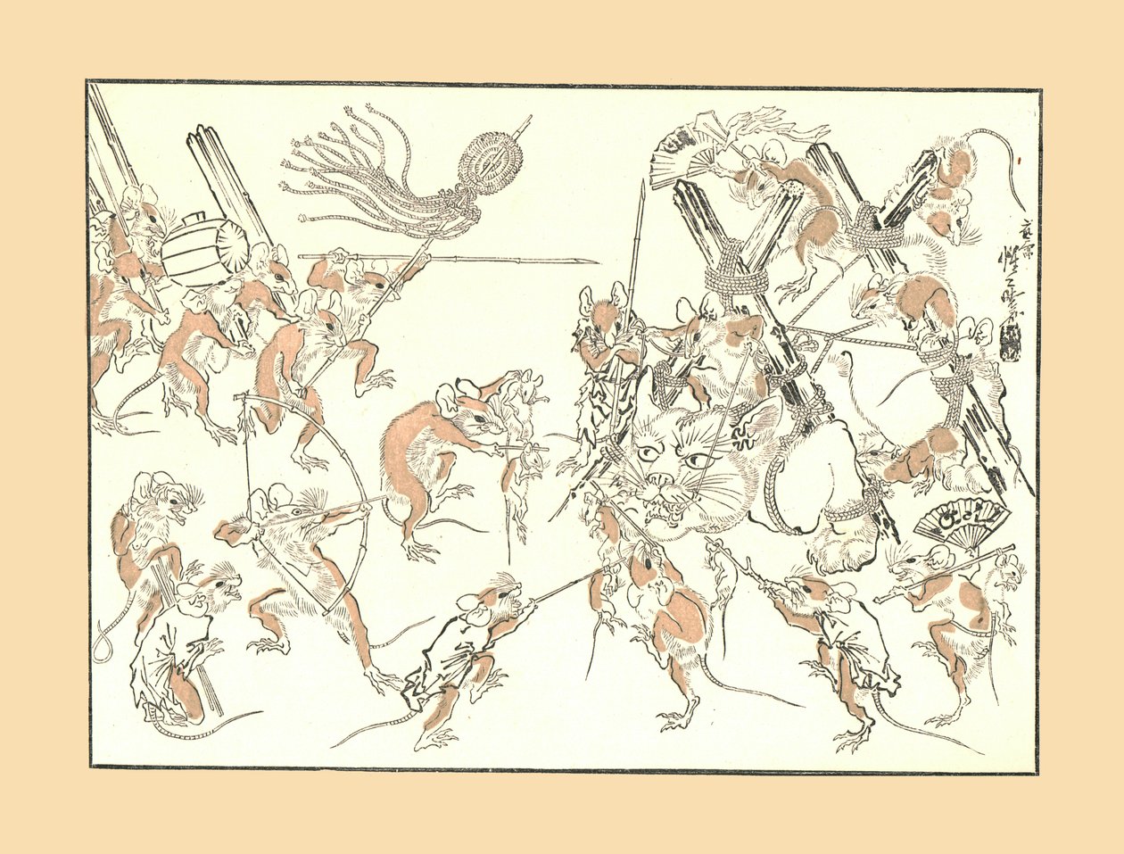 Retribution, the Rats and the Cat, 1878, 1886 af Unbekannt