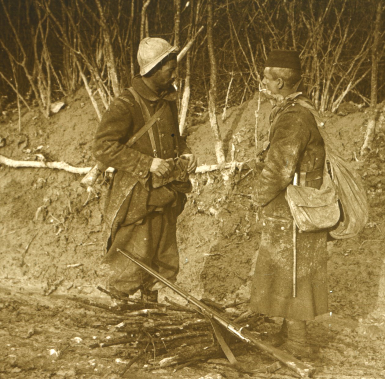 Retur fra Verdun, det nordlige Frankrig, c1914-c1918 af Unbekannt