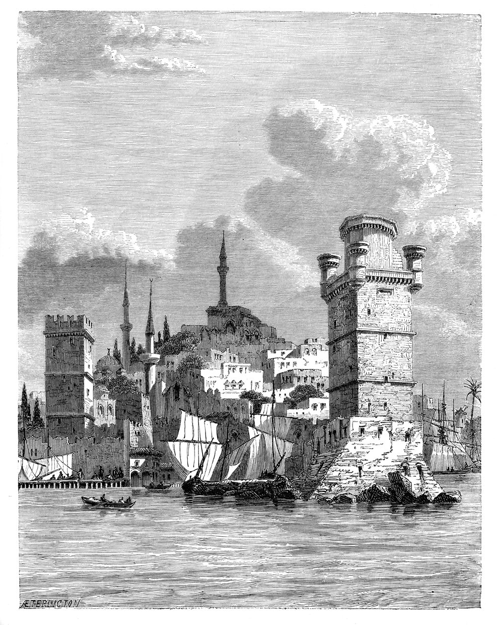 Rhodos, Grækenland, 1895 af Unbekannt