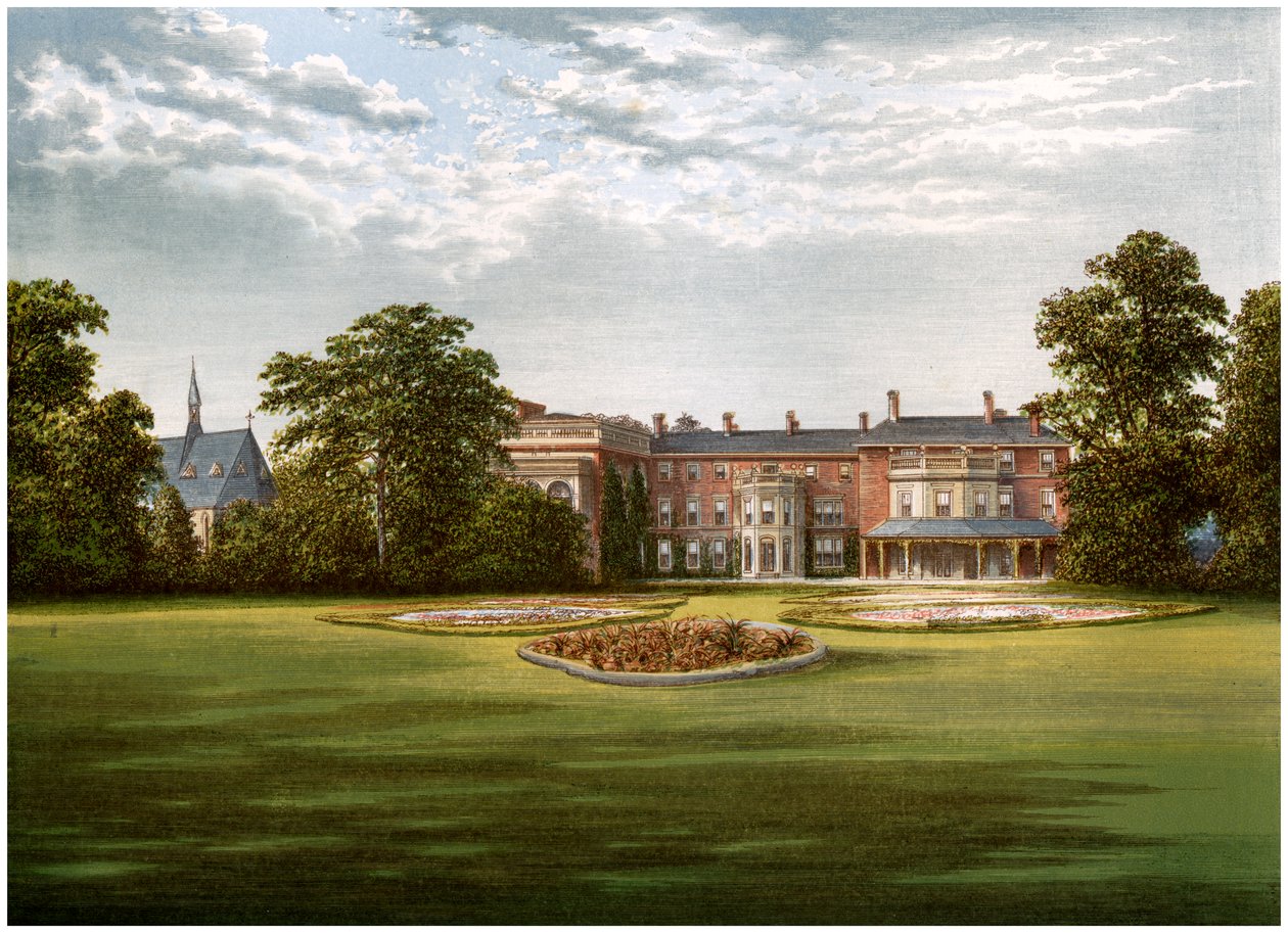Rhydd Court, Worcestershire, hjemsted for Baronet Lechmere, c1880 af Unbekannt