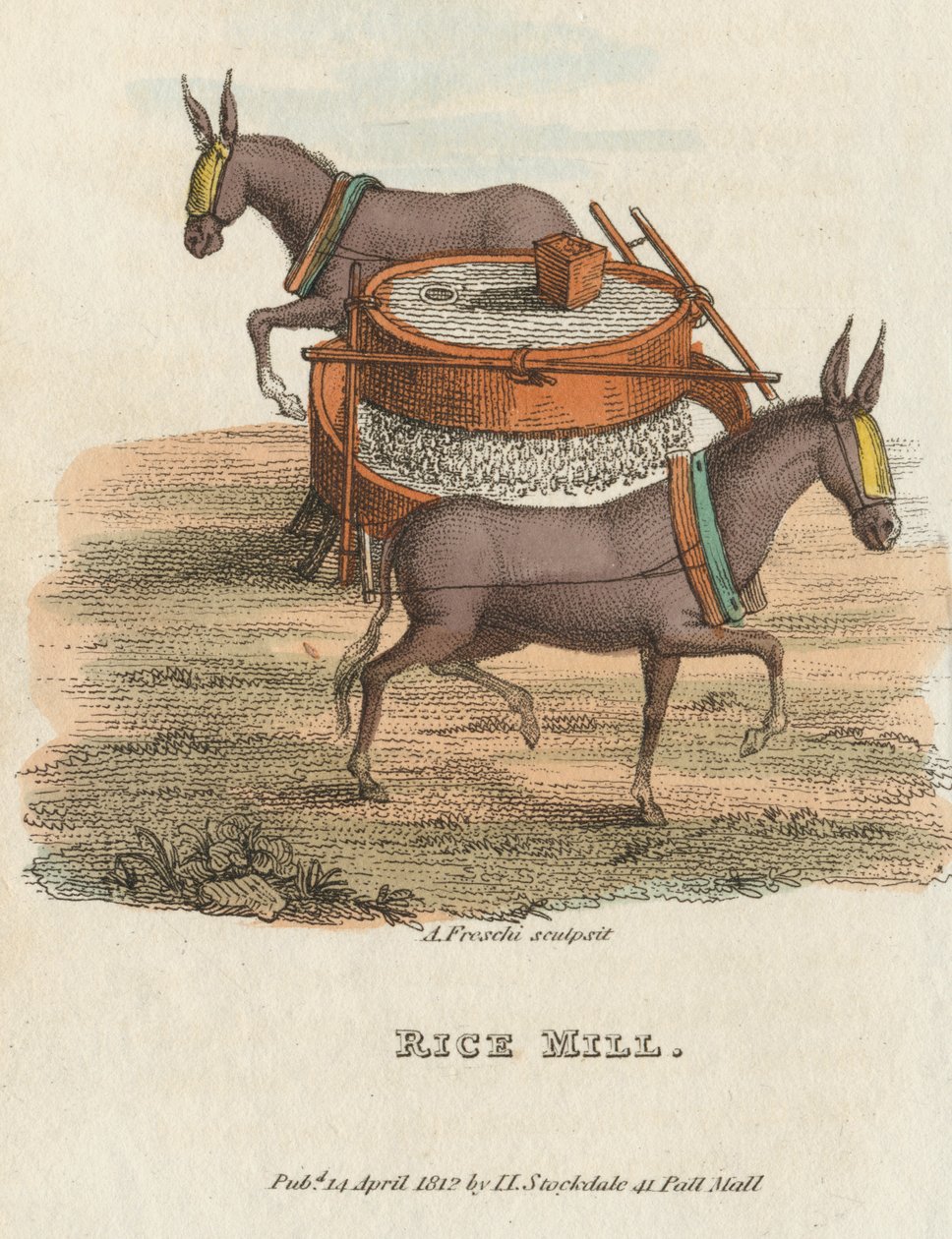 Rismølle, 1813 af Unbekannt