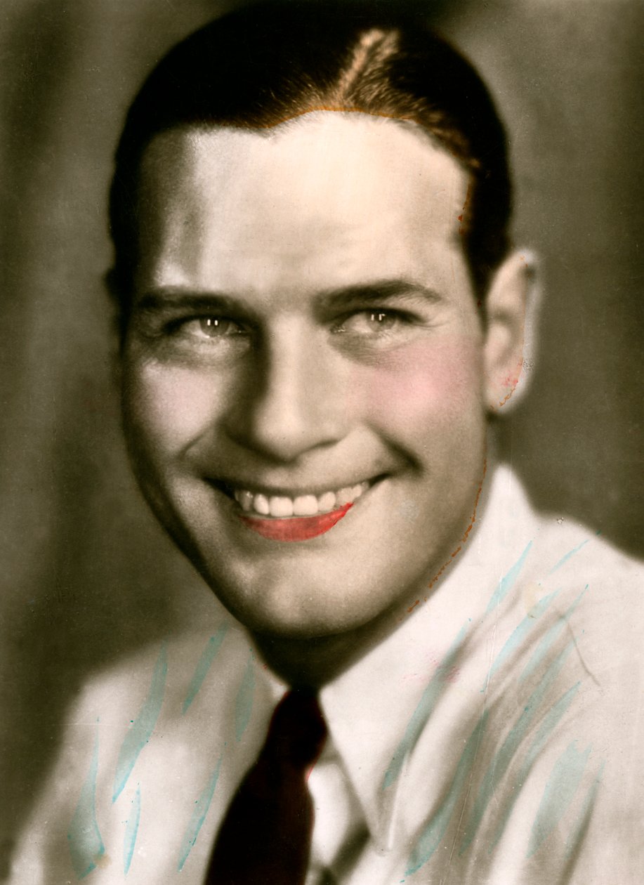 Richard Arlen 1898-1976, amerikansk skuespiller, begyndelsen af det 20. århundrede af Unbekannt