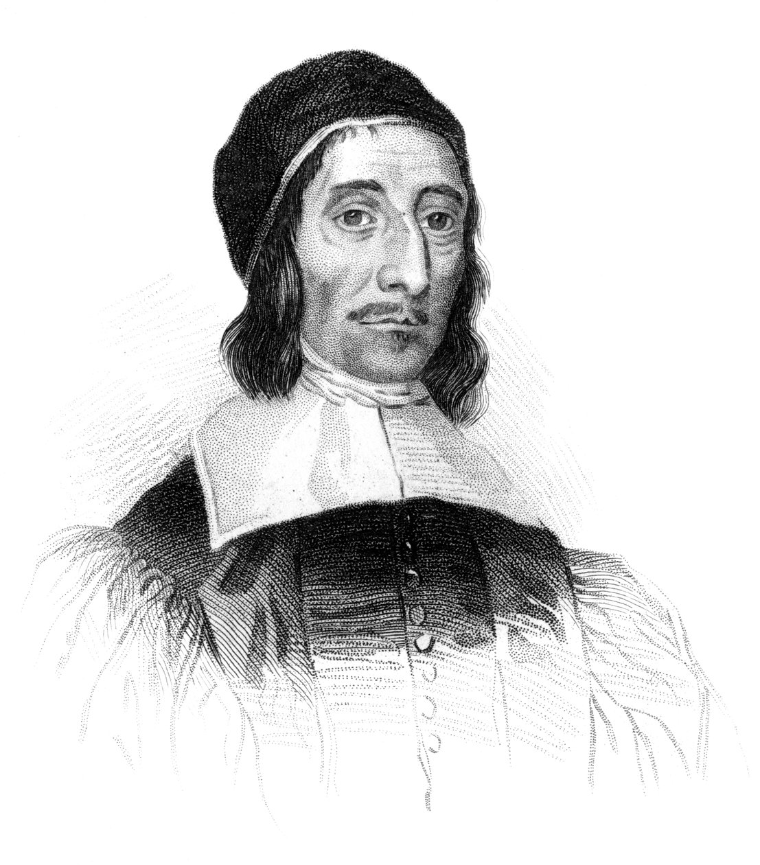 Richard Baxter, engelsk puritansk kirkeleder og guddommelig lærd fra det 17. århundrede, c1850 af Unbekannt