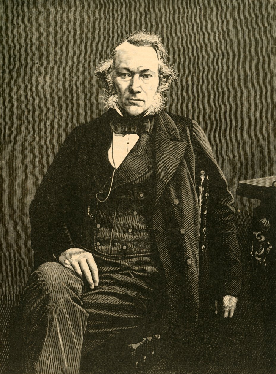 Richard Cobden, britisk fabrikant og politiker, c1863 c1890. af Unbekannt