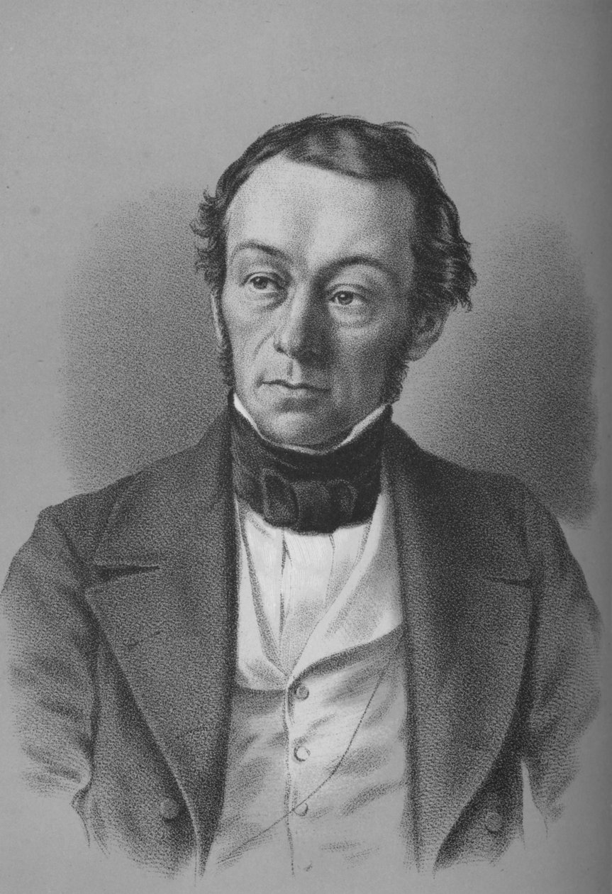Richard Cobden, britisk fabrikant, politiker og frihandelsforkæmper, c1850 1936 af Unbekannt