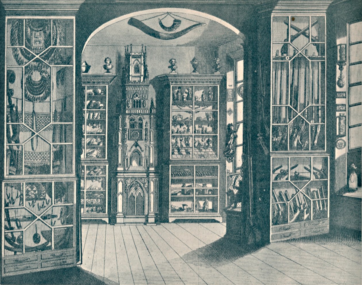 Richard Greens Museum i Lichfield, 1907 af Unbekannt