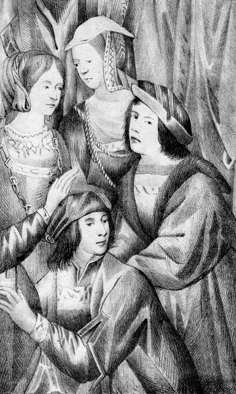 Richard III og Edward IV af Unbekannt