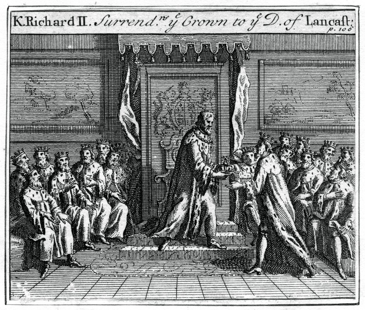 Richard II af England overgiver sin krone, 1399 af Unbekannt