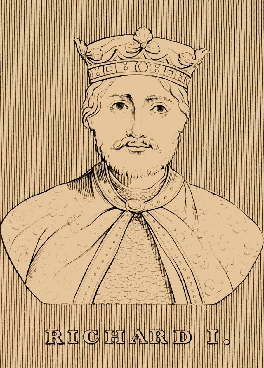 Richard I, 1157-1199, 1830. af Unbekannt