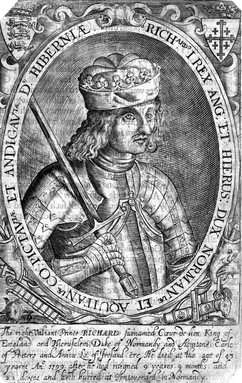 Richard I, konge af England af Unbekannt