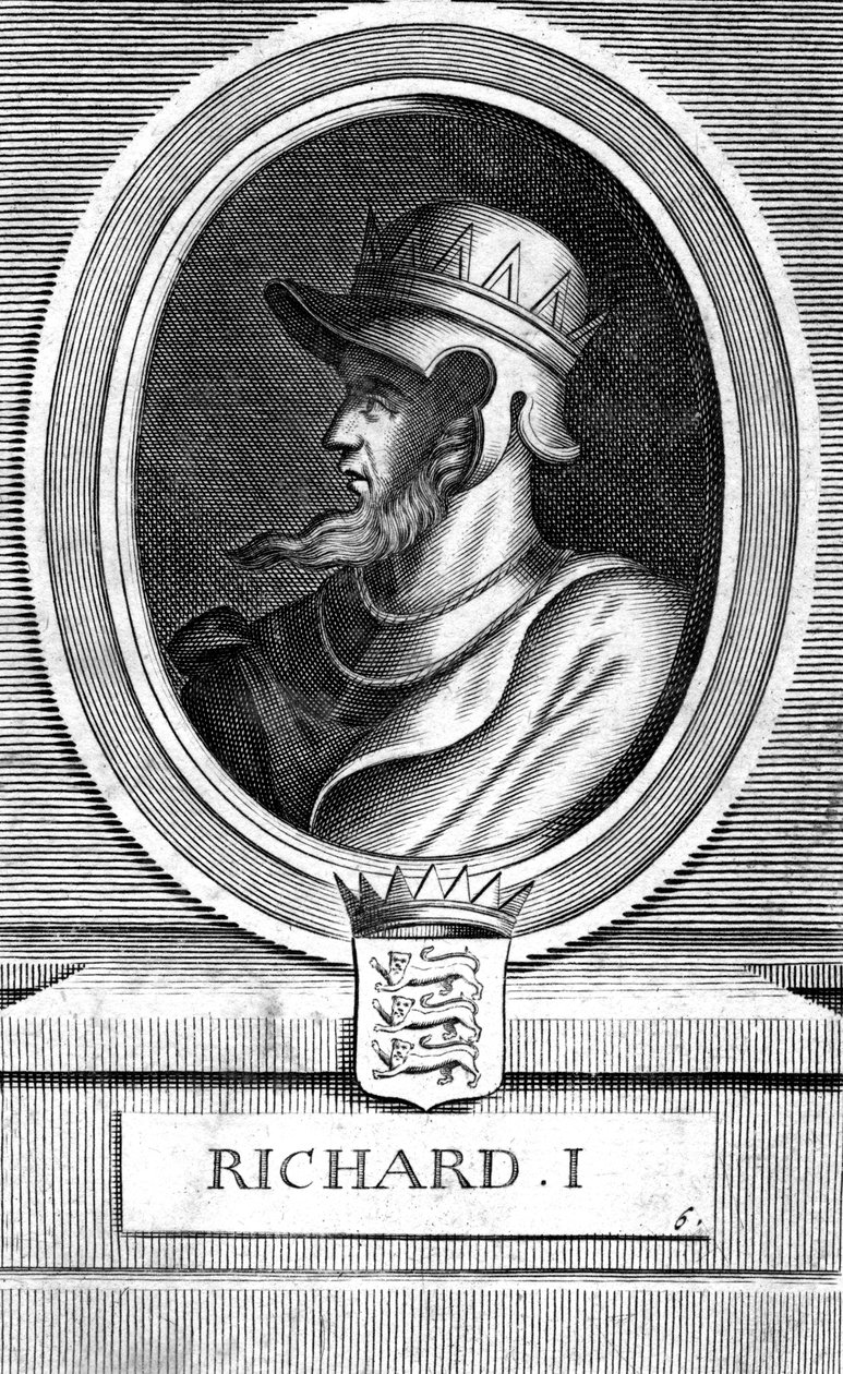 Richard I, konge af England, 1800-tallet af Unbekannt