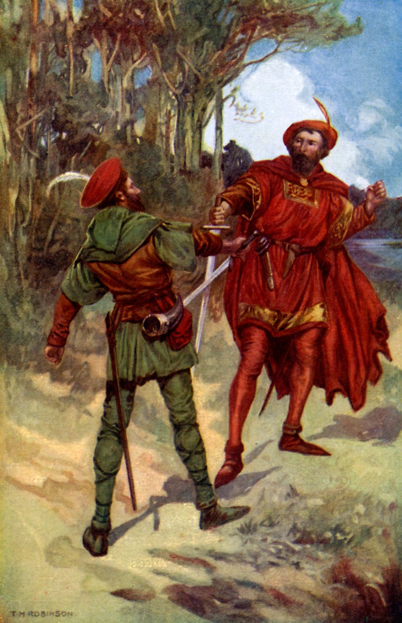Richard I og Robin Hood, 1925 af Unbekannt