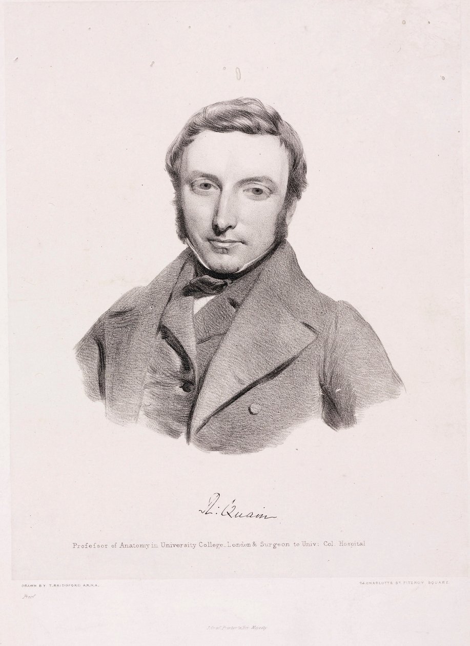 Richard Quain, irsk kirurg, ca. 1850 af Unbekannt