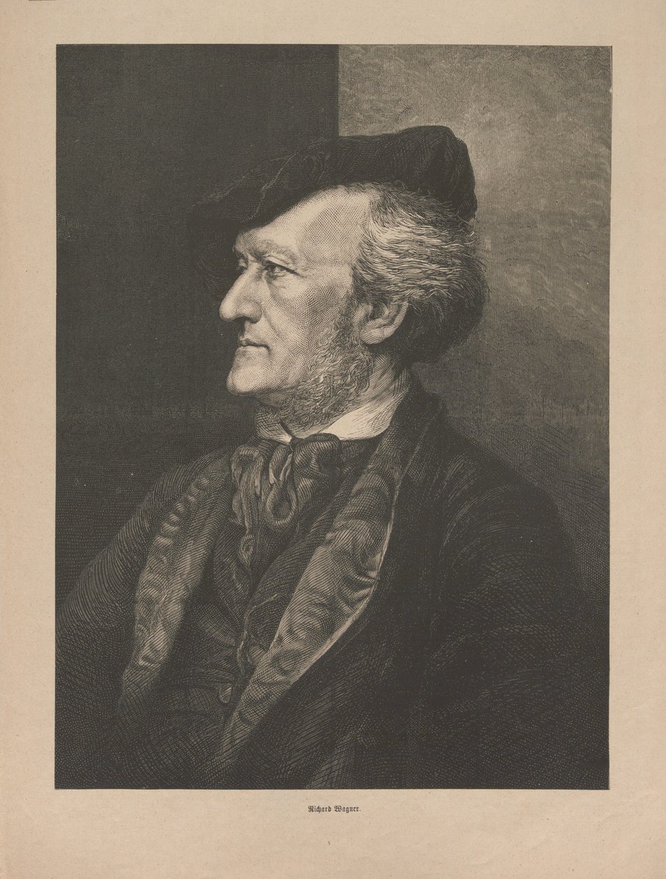 Richard Wagner, 1875. af Unbekannt