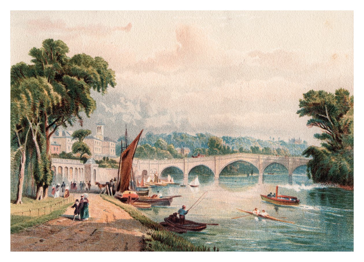 Richmond Bridge, 1880 af Unbekannt