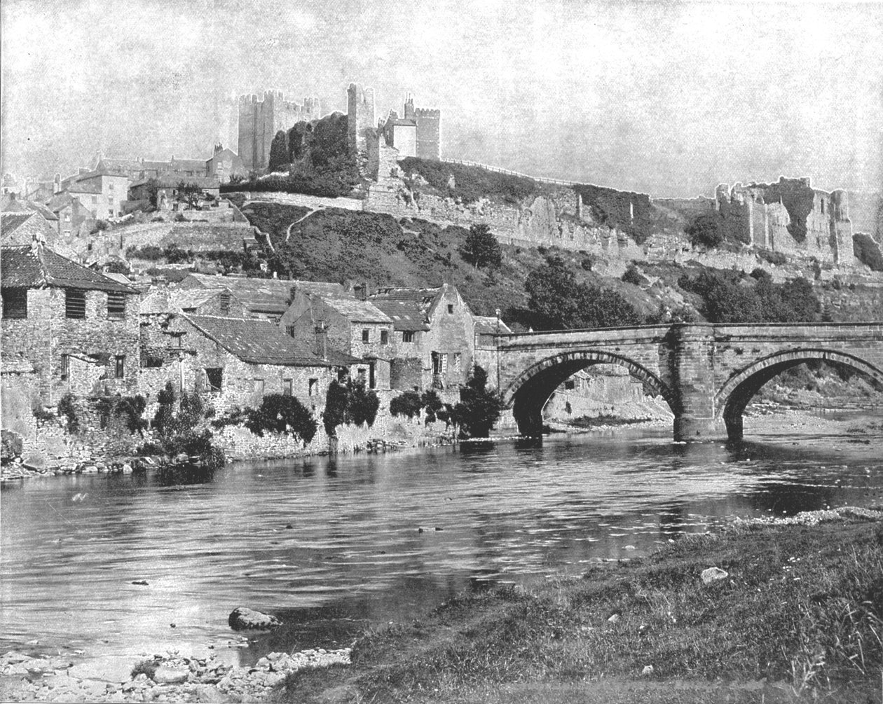 Richmond Castle, North Yorkshire, 1894. af Unbekannt
