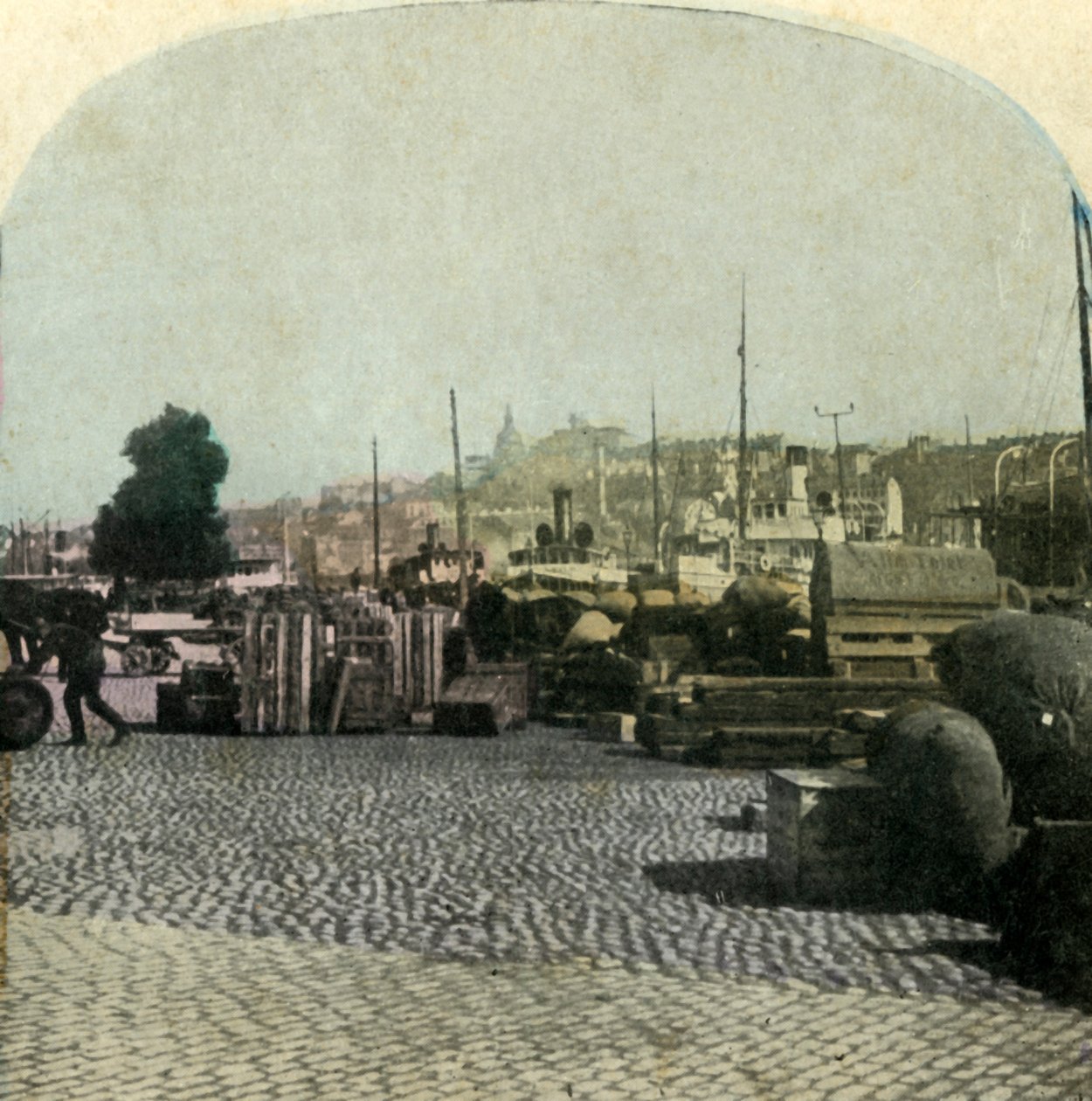 Riddarholmen Kaj, Stockholm, Sverige, c1900. af Unbekannt