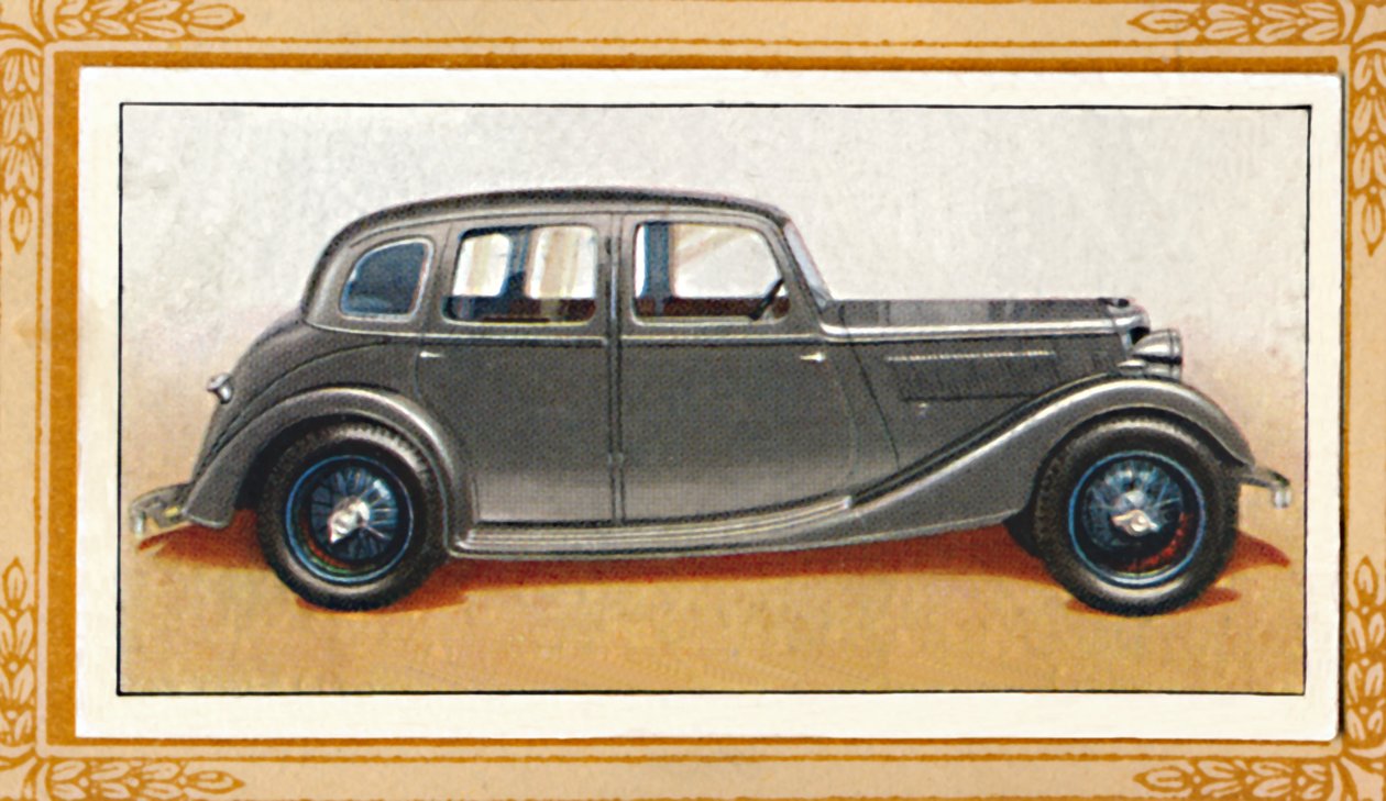 Riley Eight-90 Adelphi Saloon, c1936 af Unbekannt