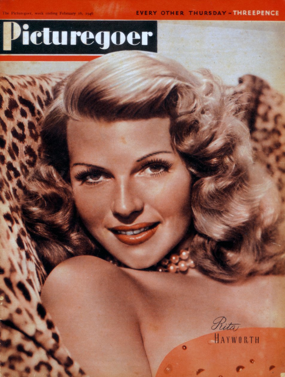 Rita Hayworth 1918-1987, amerikansk skuespillerinde, 1946 af Unbekannt
