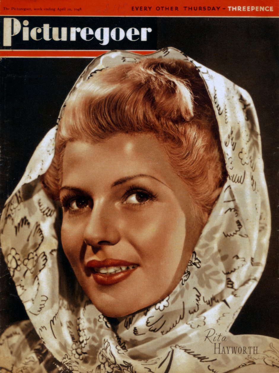 Rita Hayworth 1918-1987, amerikansk skuespillerinde, 1948 af Unbekannt