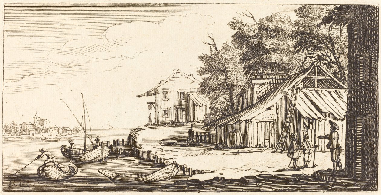 River Bank, 1635 eller senere. af Unbekannt