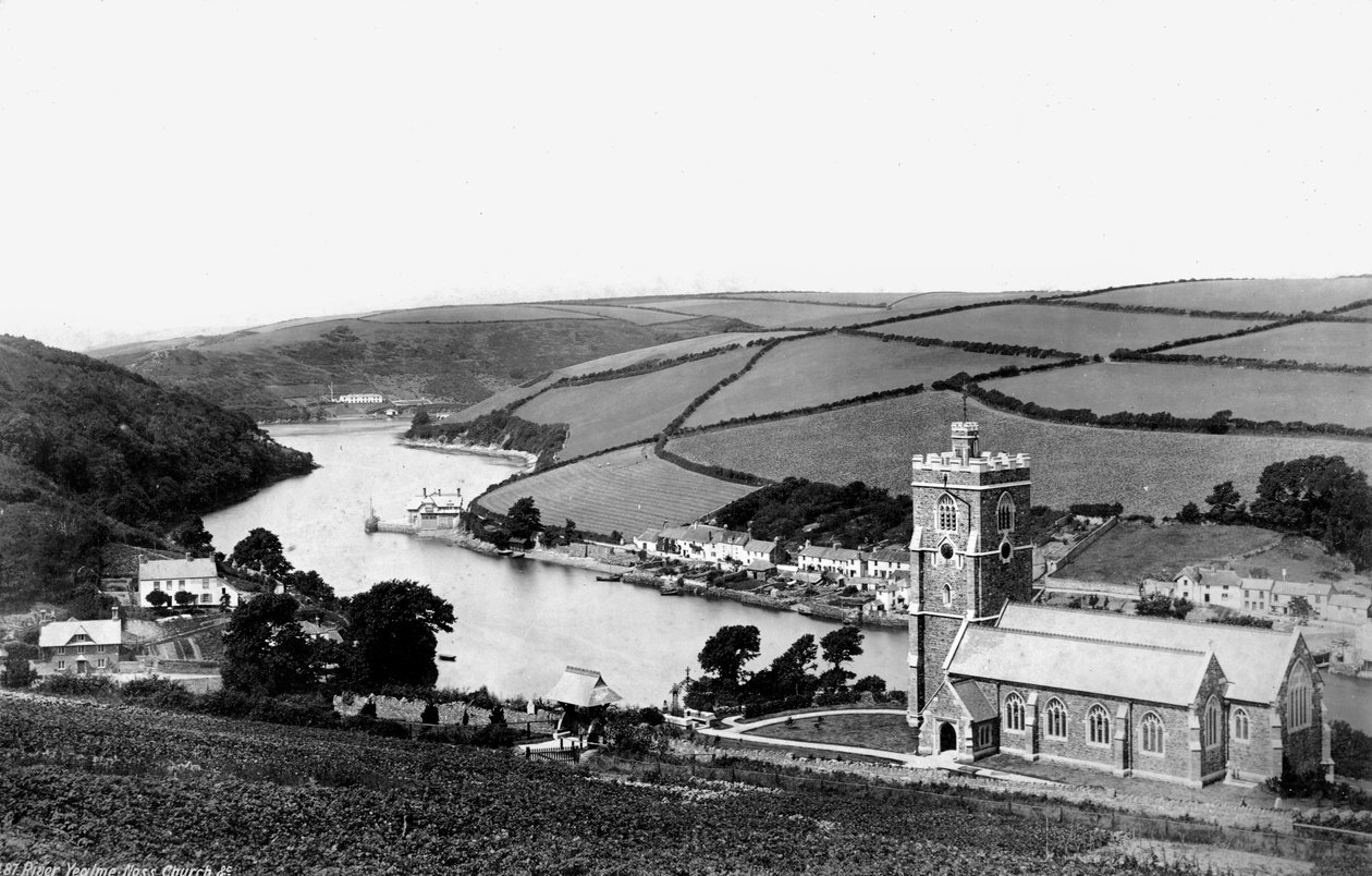 River Yealm, Noss kirke, c1882 af Unbekannt