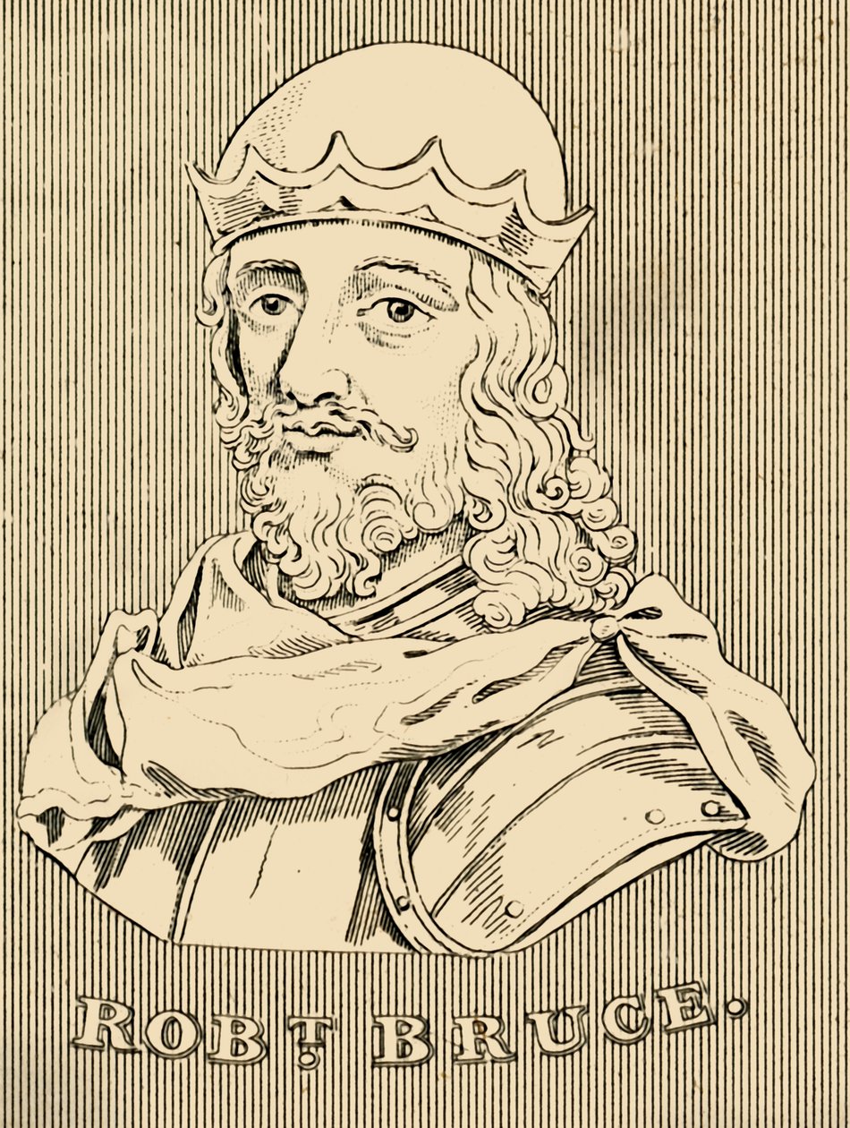Robert Bruce, 1274-1329, 1830. af Unbekannt