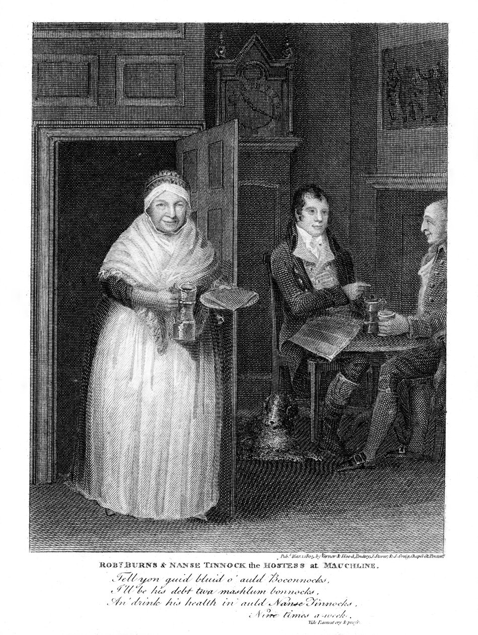 Robert Burns 1759-1796, skotsk digter, 1805 af Unbekannt
