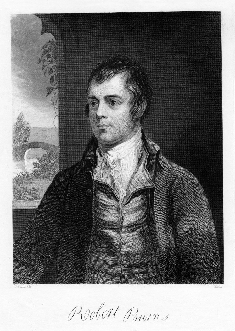 Robert Burns, skotsk digter, slutningen af det 18. århundrede af Unbekannt