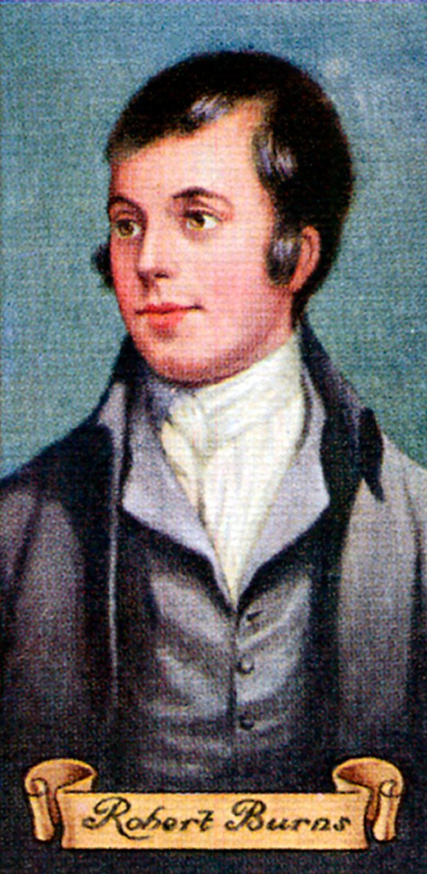 Robert Burns, taget fra en række cigaretkort, 1935 af Unbekannt