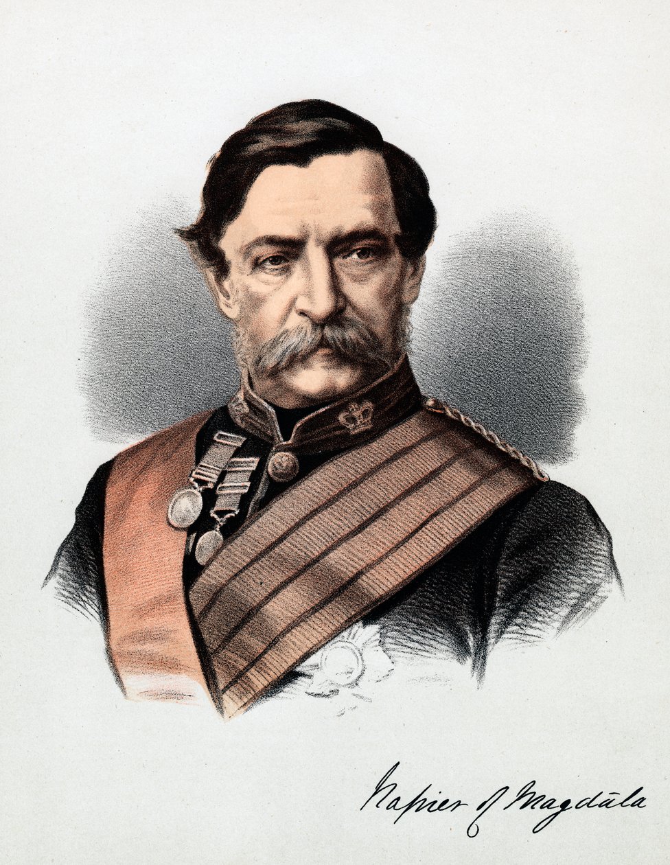 Robert Cornelius Napier, 1. baron Napier af Magdala, britisk soldat, c1880 af Unbekannt