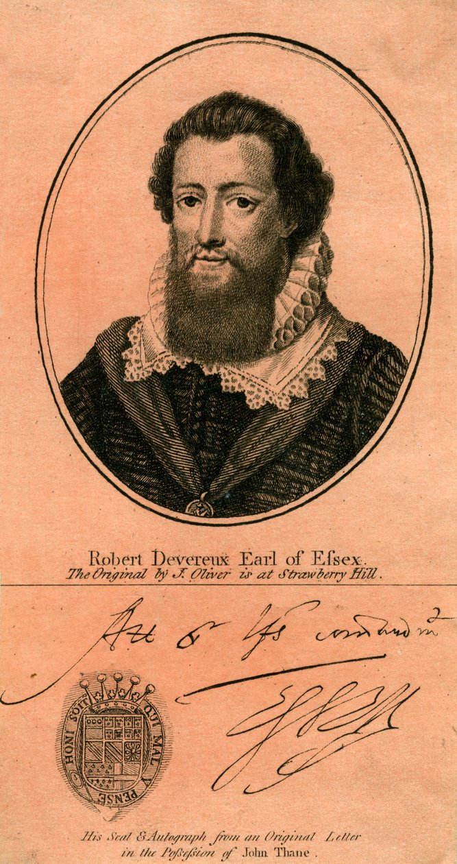 Robert Devereux, 2. jarl af Essex af Unbekannt