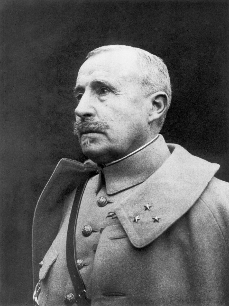 Robert Georges Nivelle, fransk general fra Første Verdenskrig, 1926 af Unbekannt