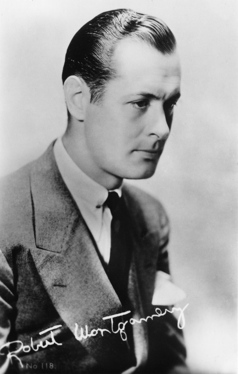 Robert Montgomery 1904-1981, amerikansk skuespiller og instruktør, det 20. århundrede af Unbekannt