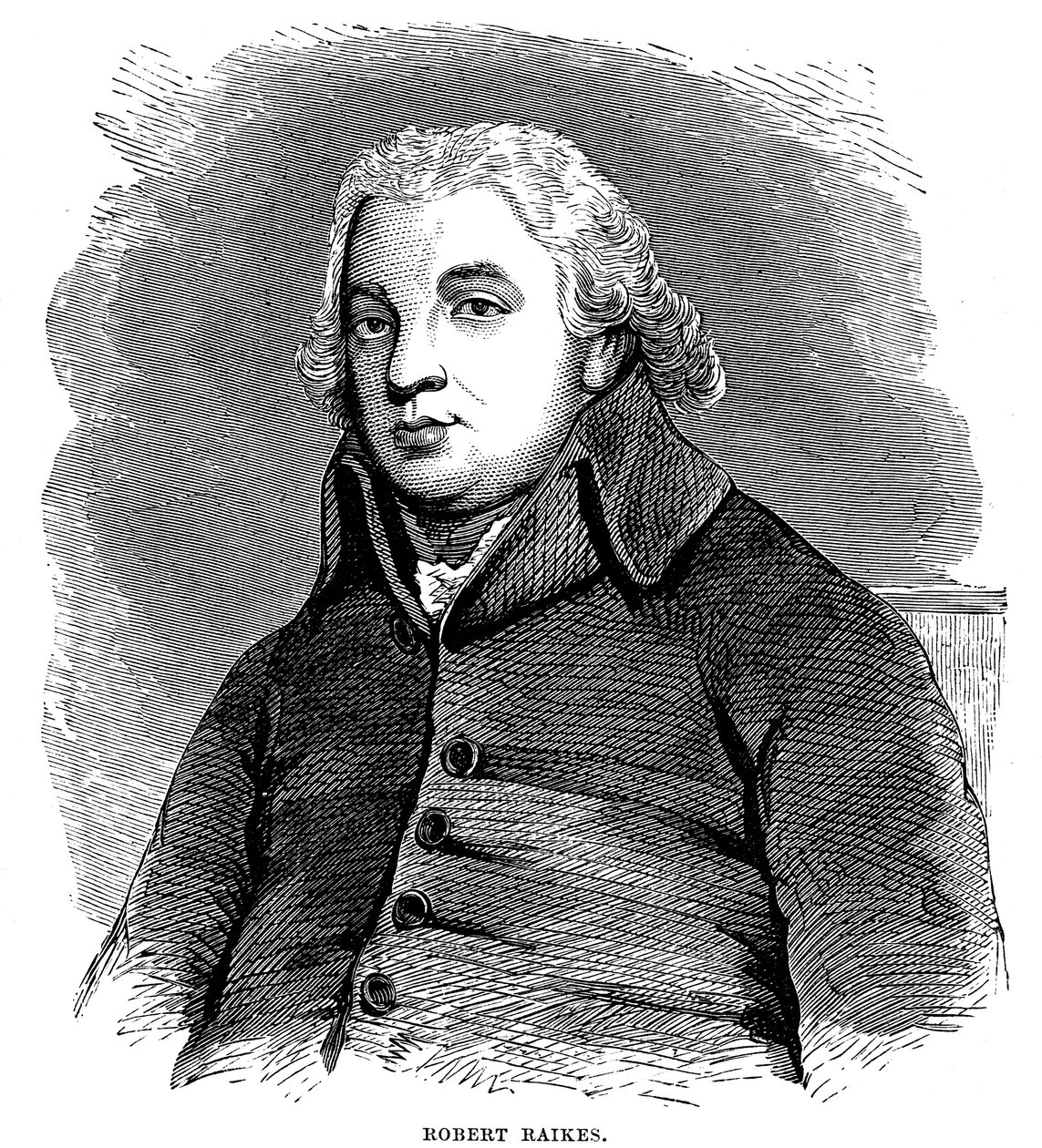 Robert Raikes, engelsk filantrop og udgiver, 1780 1880 af Unbekannt