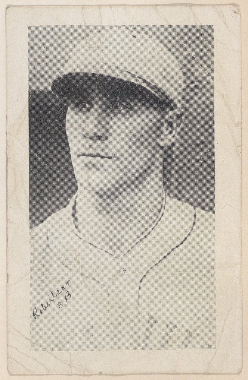 Robertson, 3 B, fra Baseball-strimmelkort W575-2, ca. 1921-22. af Unbekannt