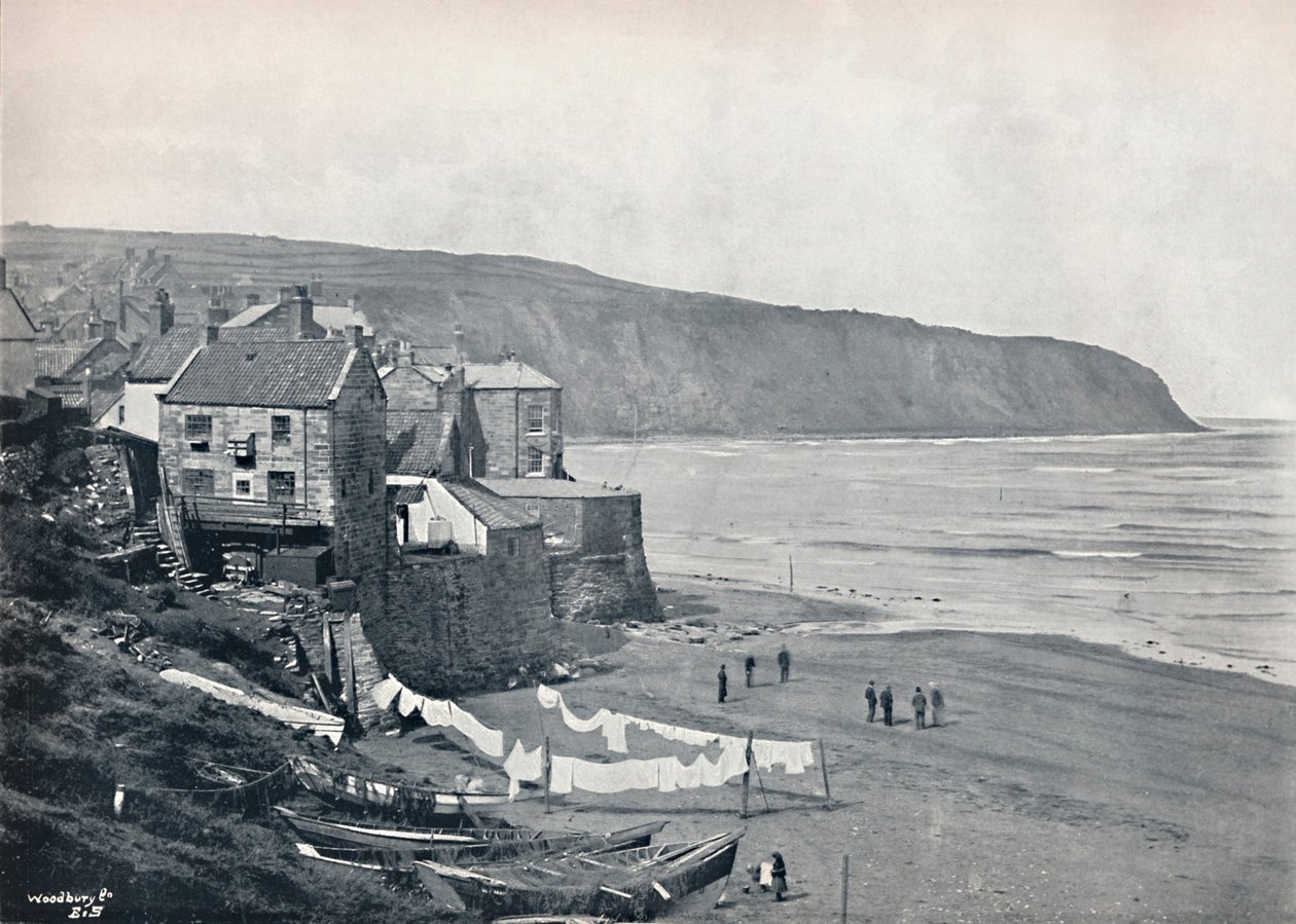 Robin Hoods Bay - The Village and Bay, 1895 af Unbekannt