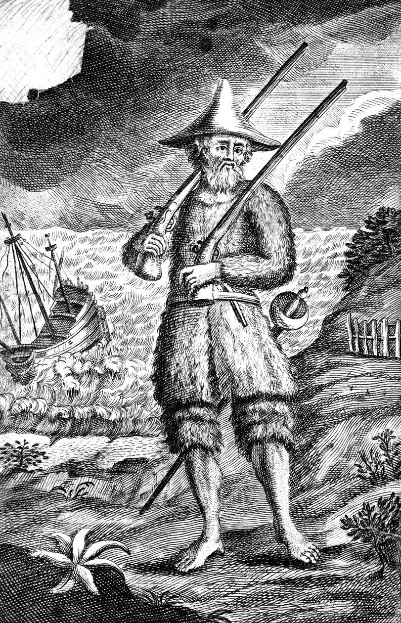 Robinson Crusoe, c1719 af Unbekannt