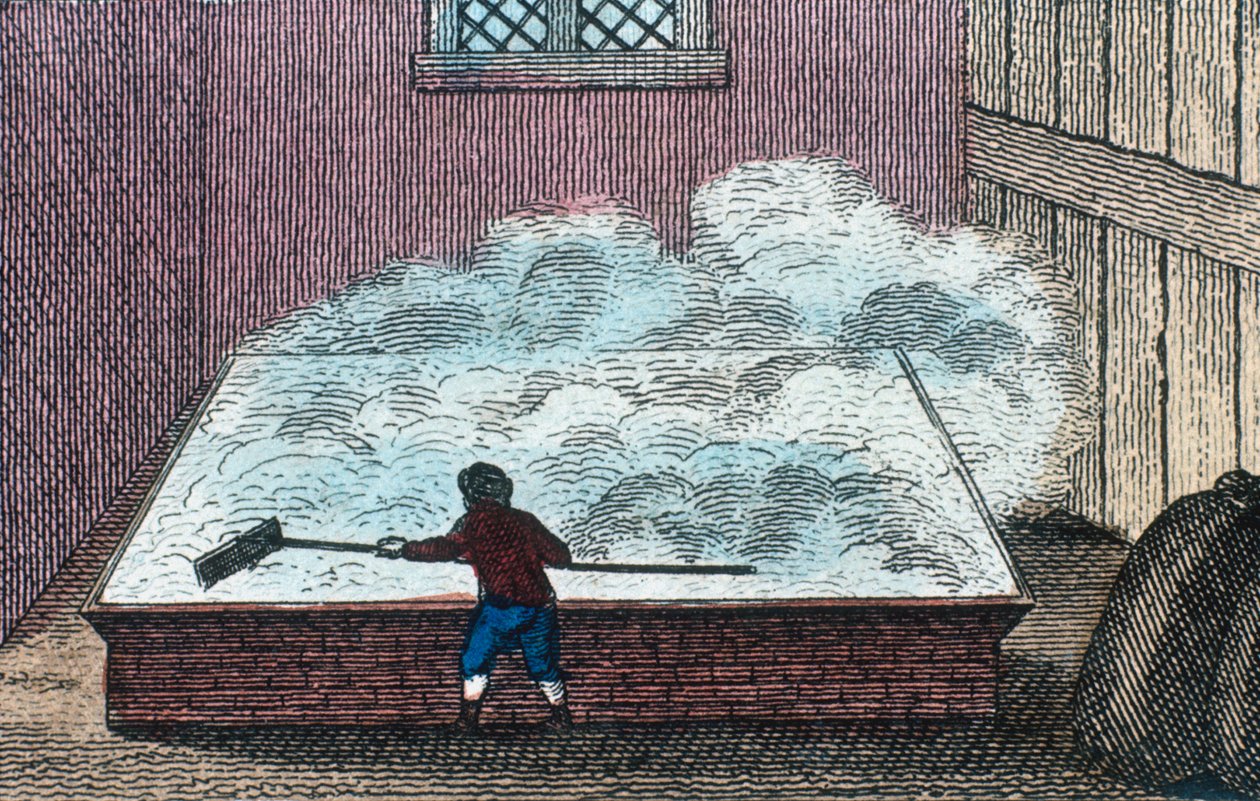 Stensalt: Raffineringssalt, Northwich, Cheshire, England, c1800-tallet af Unbekannt