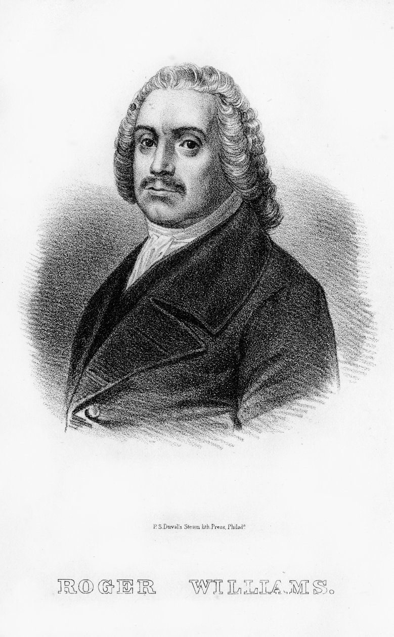 Roger Williams, anglo-amerikansk teolog, 1854 af Unbekannt