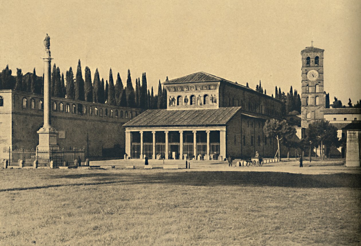 Rom - Basilica of S. Lorenzo uden for murene, 1910 af Unbekannt
