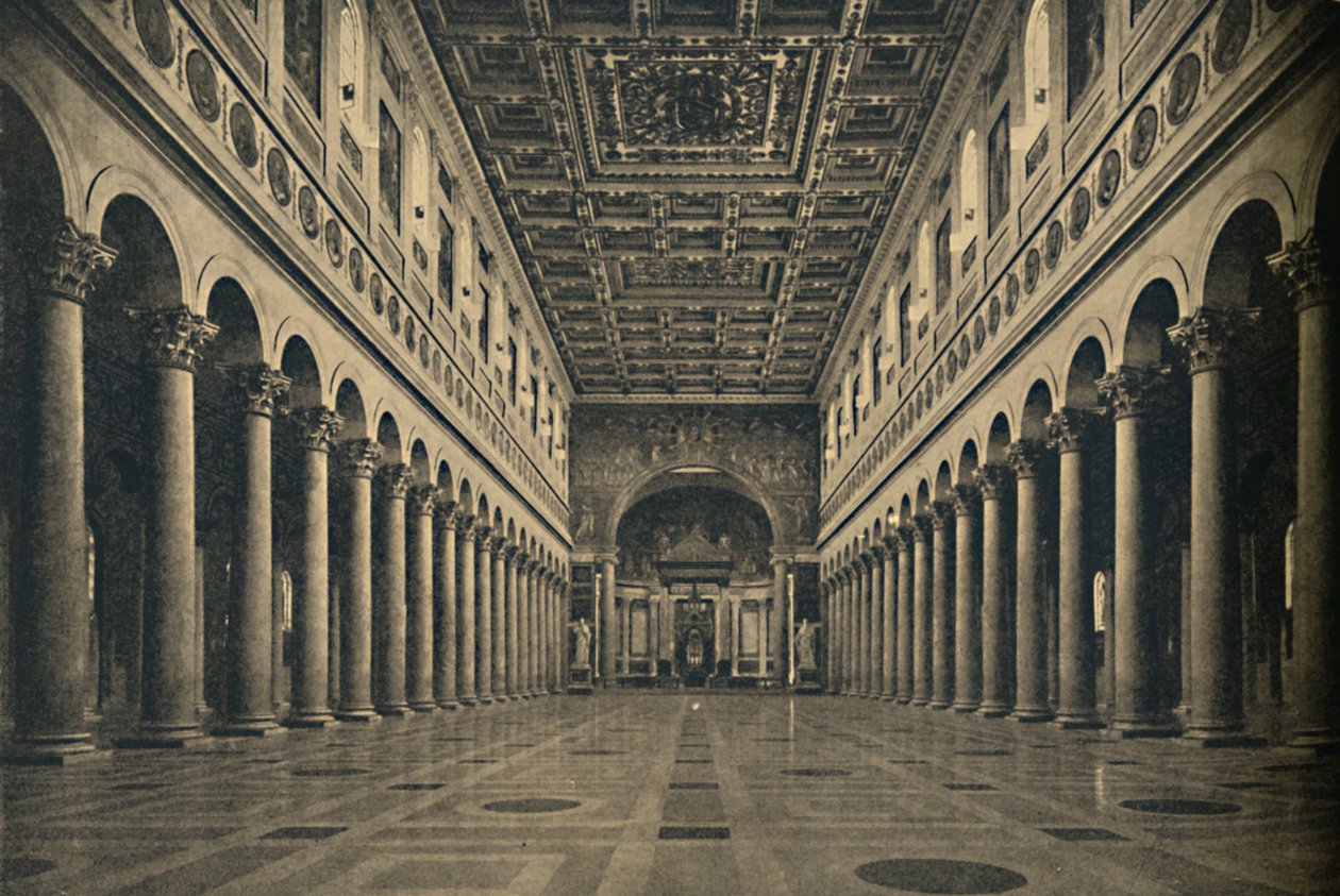 Roma - Basilica of St. Paul uden for murene, 1910 af Unbekannt
