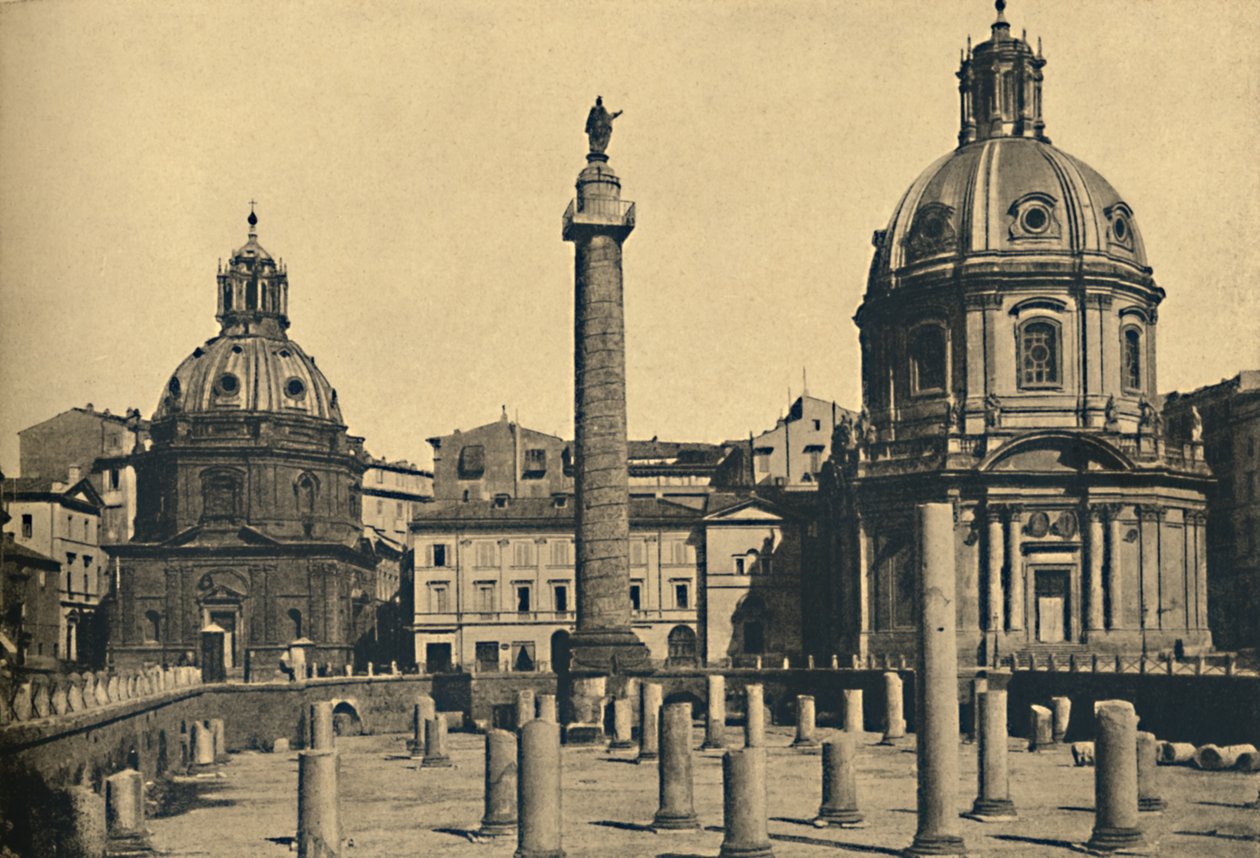 Roma - Trajans søjle, 1910 af Unbekannt