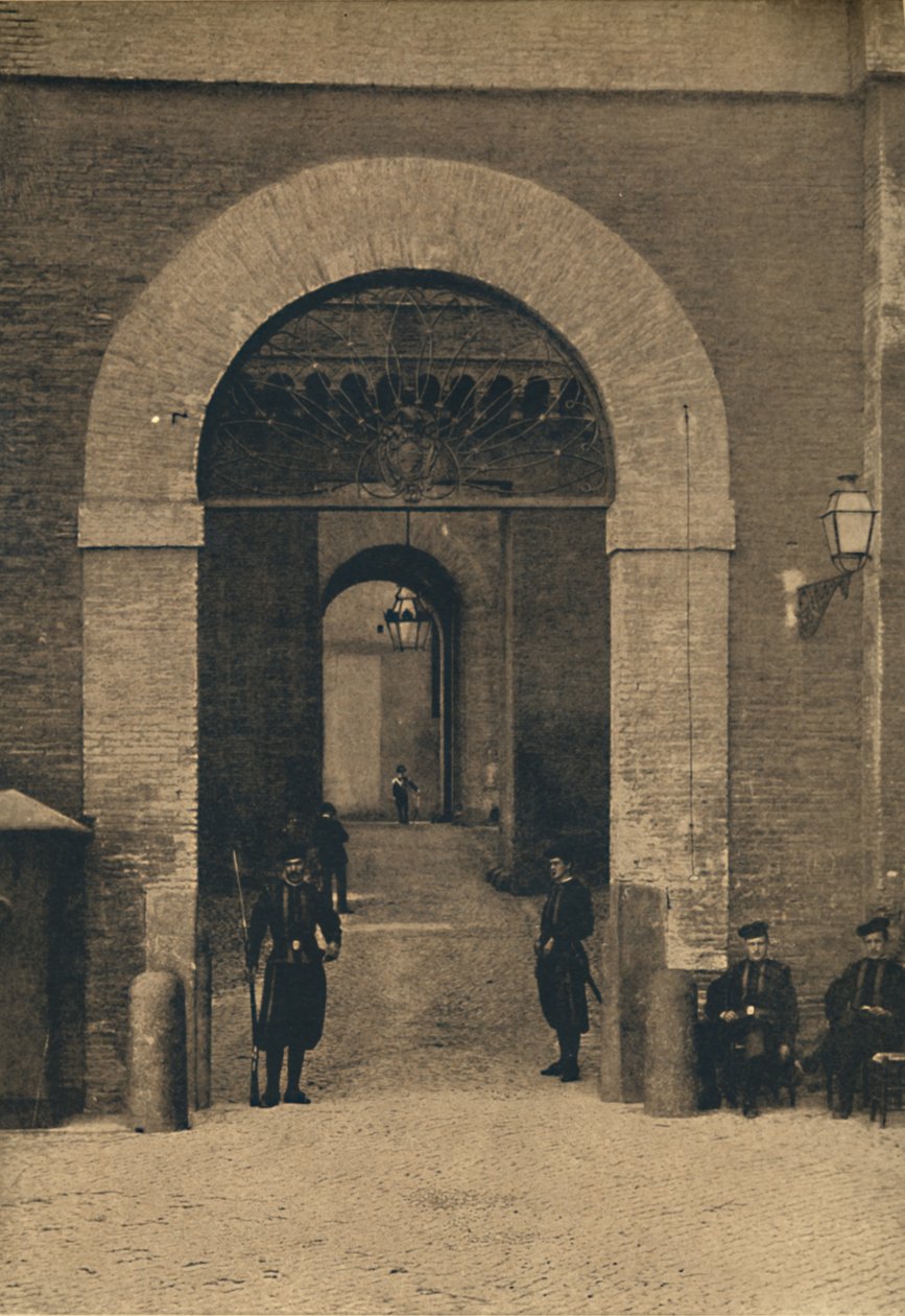 Roma - Indgang til Vatikanets palads, 1910 af Unbekannt