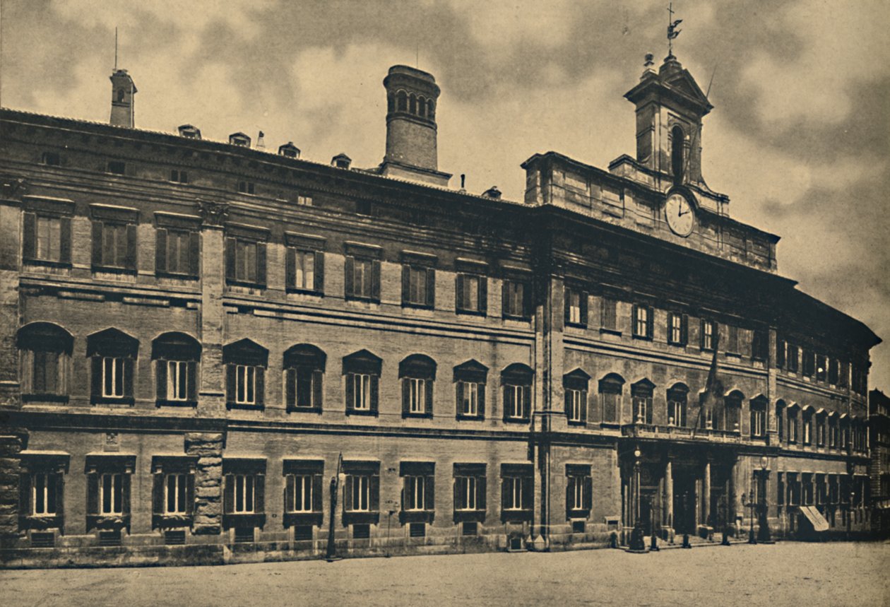 Rom - Montecitorio-paladset, 1910. af Unbekannt