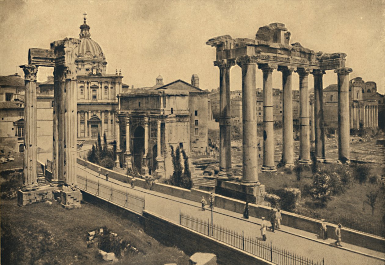Roma - Forum Romanum, 1910 af Unbekannt