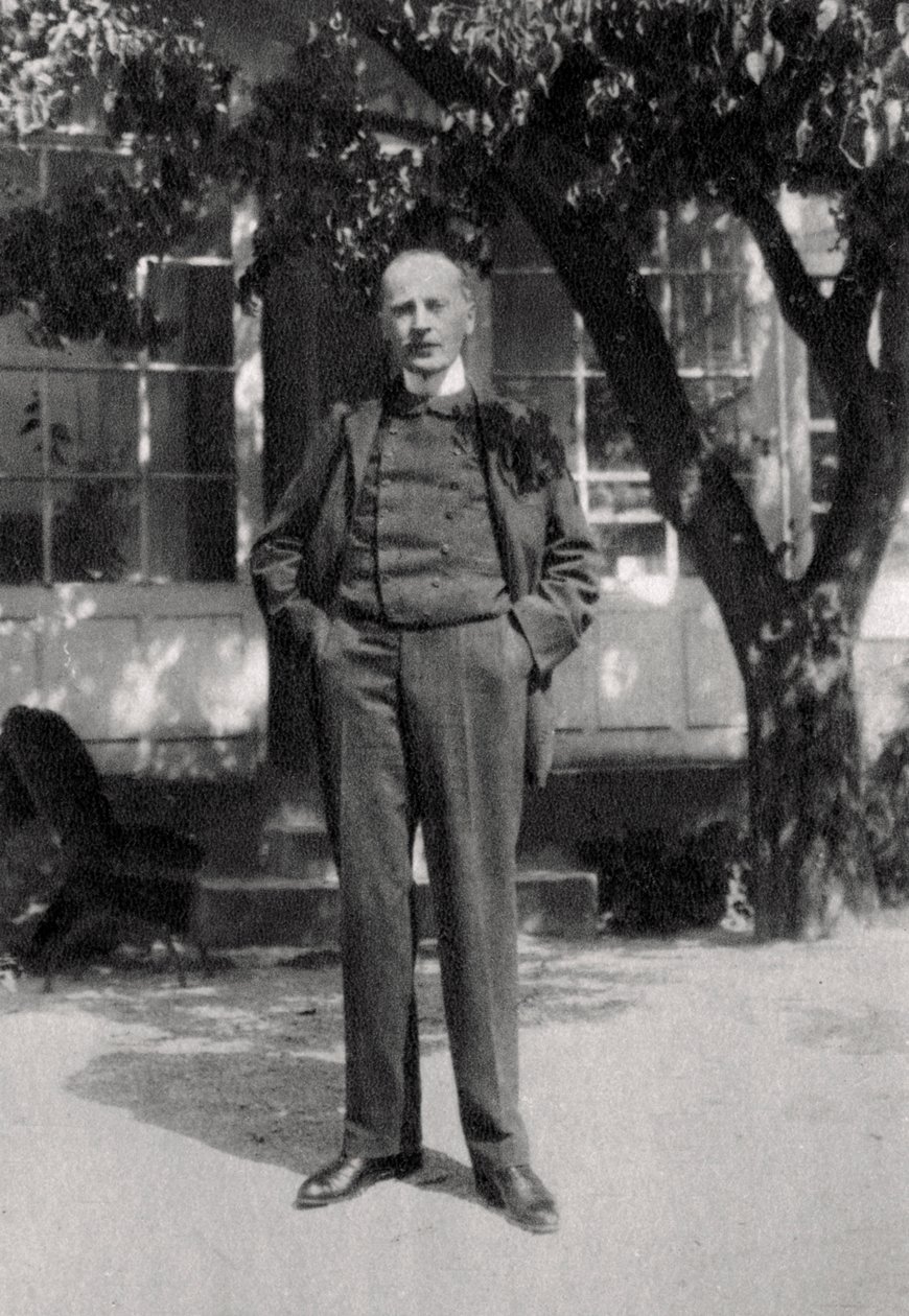 Romain Rolland, fransk dramatiker, forfatter, kunsthistoriker og mystiker, 1921 af Unbekannt